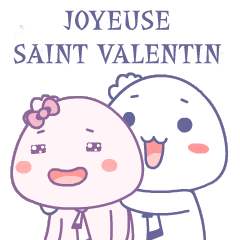 Gif animé joyeuse Saint Valentin amoureux